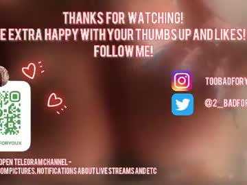 2badforyou live cam